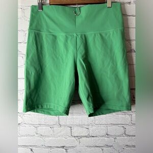 Tna action green women’s bicycle shorts
